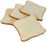 Plastic Toast Slice - Whole Pk.4 