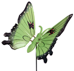 Green Butterfly on Pick - 18 x 15cm 