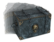 Animated Box with Skull and Chains 