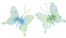Blue Butterflies - 12cm Pk2 