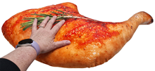 Giant Plush Chicken Leg 