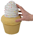 Giant Cream Cupcake 