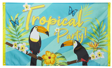 Tropical Party Flag Banner 
