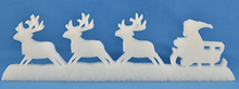 Fleece Reindeer Scene 