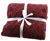 Soft Chunky Chenille Knit Blanket Throw% 