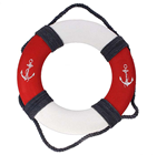 Nautical Display Life Ring - Red 50cm 