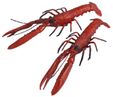 Plastic Langoustines - 30cm Pk.2