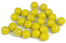 Glass Pearls - Yellow 24mm Pk.22 