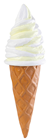 Giant White & Yellow Swirl Ice Cream 