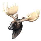 Realistic Artificial Moose Head 