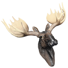 Realistic Artificial Moose Head 