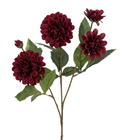 Dahlia Spray Burgundy - PACK of 12 
