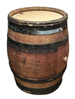 Rustic Wooden Wine Barrel 