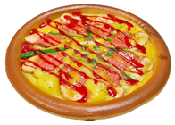 Fake Chicken Pizza 