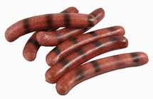 Plastic German Style Sausages - 17cm P 