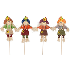 Set of 4 Scarecrows on Stakes 