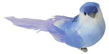 Blue Bird with Clip - 12cm