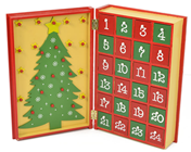 Wooden Book Advent Calendar 