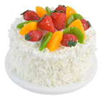 White Chocolate Fruit Gateau 