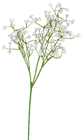 White Gypsophila Flower Stem - 54cm 