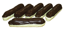 Plastic Chocolate Eclair - Pk.6 
