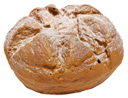Brown Farmhouse Bread Loaf 