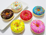 Colourful Ring Donuts - Pk.6 