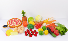 Fruit, Veg and Dairy Fridge Display  