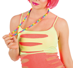 Rainbow Bead Necklace 