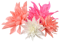 Coral Tropical Flower - 50cm 