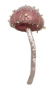 Large Dark Pink Hanging Fantasy Mushroom 