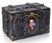 Animated Box with Skull and Chains 