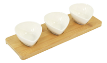 Tapas Bowl Set on Bamboo Tray 