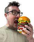 Fake Multi-Layer Jumbo Burger 