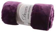 Soft Fleece Throw Blanket - Purple 