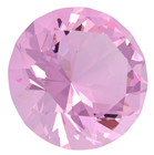 60mm Rose Pink Diamond Cut K9 Crystal% 