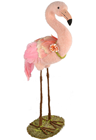 Flamingo with Flower - 64cm 