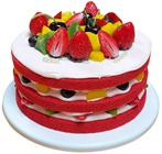 Red Velvet Layer Cake Gateau 
