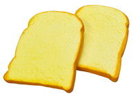 Yellow Bread Slices, Pk.2 