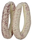 Ring of Plastic Sausages - White 20cm% 
