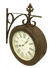 METAL STATION CLOCK 