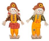 Free-Standing Scarecrow Pair - 60cm 