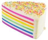 Rainbow Cake Slice 