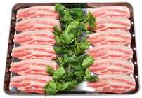 Fake Raw Pork Belly Meat Slice 