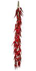 Fake Dried Chilli Garland, Pk.4 