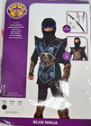 Blue Ninja Fancy Dress Costume - 3-4yr 