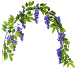 Purple Wisteria Garland 