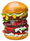 Fake Multi-Layer Jumbo Burger 