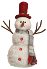 Snowman with Red Hat 