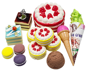 Selection of cakes & Ice-Creams 